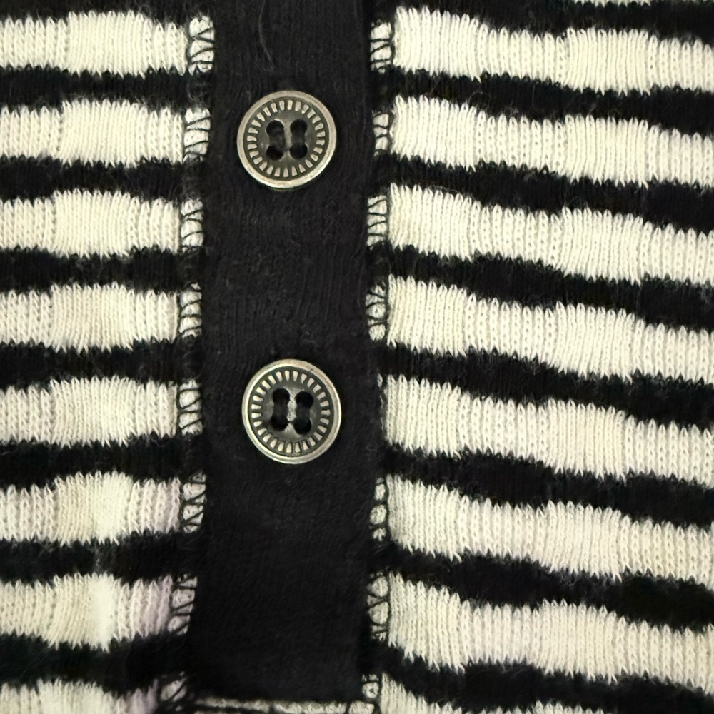 Lucky Brand Black and White Button Down Shirt - Picture 6 of 7